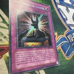 Yugioh! Judgment of Anubis DCR-EN105 Secret Rare Unlimited VLP/NM - Image 2