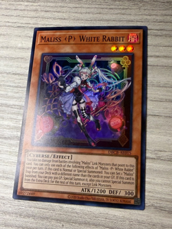 Yugioh Asian English DBCB-AE015 Maliss P White Rabbit Super Rare Uncensored Art - Image 3