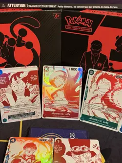 🇫🇷CARTE ONE PIECE LOT DES 7 CARTES TREASURE CAMPAIGN OP13 3EME ANNIVERSAIRE 2 - Image 3