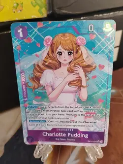 Charlotte Pudding (Alternate Art) OP11-070 A Fist of Divine Speed Foil - Image 1