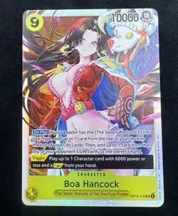 One Piece The Azure Sea's Seven Boa Hancock OP14-112 SR Foil NM - Image 1