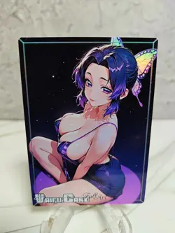 shinobu Trading Card Waifu Goddess Story Anime Girl holo Karte Manga Full Art - Image 1