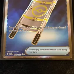 Pokemon TCG Night Stretcher 173/132 Secret Rare Mega Evolution Card NM Condition - Image 3