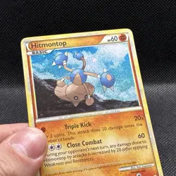 (NM + Swirl) Hitmontop 5/123 2010 Heartgold & Soulsilver Holo Rare Pokemon Card - Image 2