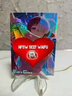 Uta Trading Card Waifu Goddess Story Anime Girl holo Karte Manga Full Art Sexy - Image 1