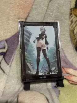 GODDESS STORY LSP #084/200 2B NIER AUTOMATA BLACK METAL ANIME CARD - Image 2
