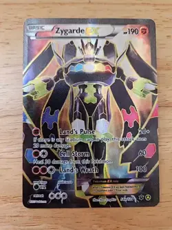 Zygarde EX 54a/124 NM Alternate Art Promo Pokemon Card - Image 1