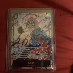 Koby (Alt Art) OP11-119 SEC Fist of Divine Speed ONE PIECE Card Game English NM - Image 1