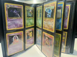 1999 Pokemon Base Set Lot 102 Cards - LP & NM- 14 Rares - Not Complete Base Set - Image 1