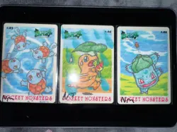 Pokemon Sealdass Stitch Squirtle, Bulbasaur, Charmander extremely rare card! - Image 1