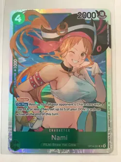 One Piece Nami OP14 Lot with (Release Date Stamp) cards OP14 Azure Seven Sea’s - Image 2
