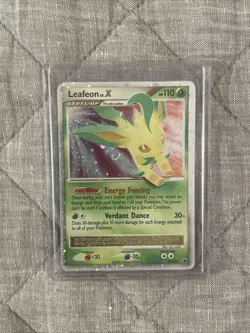 Pokemon TCG Leafeon LV.X Holo Rare Card Majestic Dawn 99/100 - Image 1