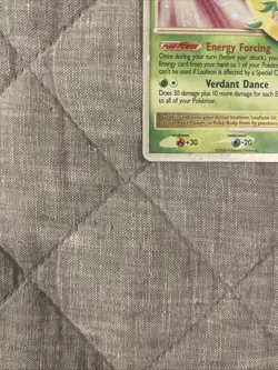 Pokemon TCG Leafeon LV.X Holo Rare Card Majestic Dawn 99/100 - Image 4