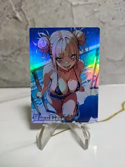 Himiko Toga Trading Card Waifu Goddess Story Anime Girl holo Karte Manga Full - Image 1