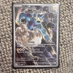 Thundurus SVP 209 Illustration Rare Black Star Promo Pokemon Card - Image 1