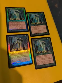 Quick Sliver Playset. Magic the Gathering 4 Card. Legions. Old Vintage FOIL - Image 1