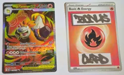Mega Camerupt ex 156/132 Ultra Rare Mega Evolution Pokemon TCG & Bonus Card - Image 1