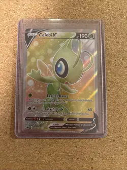 Pokemon TCG Celebi V Alternate Full Art Holo Card Chilling Reign 160/198 NM - Image 1