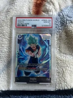 VEGITO SECRET RARE - ALT ART DRB SUPER CARD GAME FUSION WORLD 2024 FB02-139 PSA - Image 1