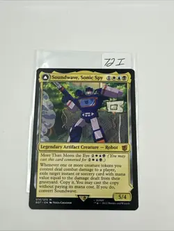 Soundwave, Sonic Spy Moderate Transformers - The Brothers' War MTG - Image 1