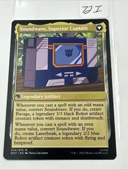 Soundwave, Sonic Spy Moderate Transformers - The Brothers' War MTG - Image 4