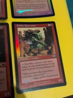Mtg 6 Card. Legions.FOIL Goblins Inc Firebug,Lookout,Grappler,Clearcutter - Image 3