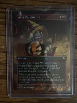 Foil Vivi's Persistence (Borderless) Final Fantasy Foil Magic: The Gathering MTG - Image 1