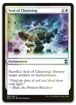 Seal of Cleansing #26 (Foil) (NM) Eternal Masters EMA Magic MTG - Image 1