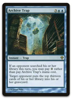 Archive Trap #41 (LP) Zendikar ZEN Magic MTG - Image 1