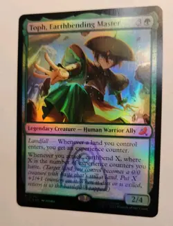 Foil Toph , Earthbending Master 0145 Avatar The Last Airbender MTG Magic - Image 1