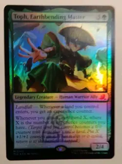 Foil Toph , Earthbending Master 0145 Avatar The Last Airbender MTG Magic - Image 2
