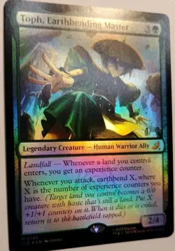 Foil Toph , Earthbending Master 0145 Avatar The Last Airbender MTG Magic - Image 3