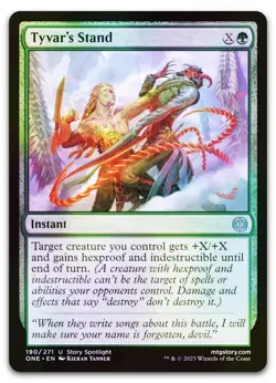 Tyvar's Stand #190 (Foil) (NM) Phyrexia All Will Be One ONE Magic MTG - Image 1