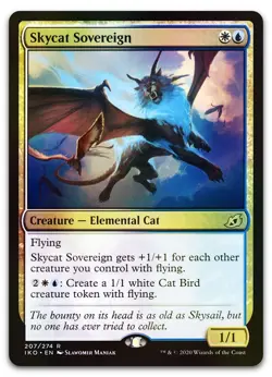 Skycat Sovereign #207 (Foil) (LP) Ikoria IKO Magic MTG - Image 1