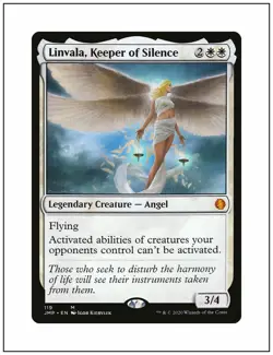MTG - LINVALA KEEPER OF SILENCE - LINVALA CUSTODE DE - JMP - MAGIC - ENG - MINT - Image 1