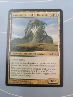 MTG Karametra, God of Harvests (148/176) Born of the Gods Magic The Gathering LP - Image 1