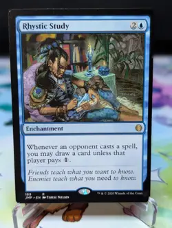 MTG Jumpstart- Rhystic Study Regular 169 NM - Image 1