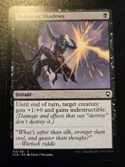 Armor Of Shadows 112/361 Common Battle For Baldur's Gate Magic: The Gathering - Image 1