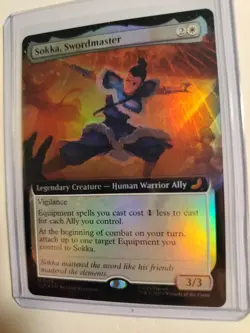 Sokka, Swordmaster 0174 TLE Extended Art Foil MTG Avatar NM/M - Image 2