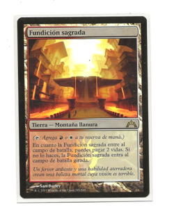 SACRED FOUNDRY FOIL Gatecrash Magic Spanish MTG Intrusion NM Fundicion Sagrada - Image 1