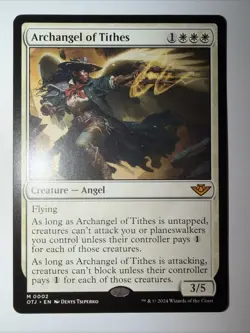 Archangel of Tithes Outlaws of Thunder Junction Regular NM M 0002 - Image 2
