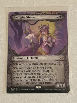 MTG Twilight Diviner - Extended Art - Lorwyn Eclipsed #315 - Image 1