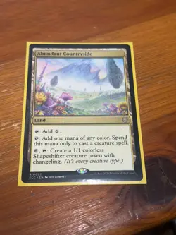 MTG Abundant Countryside, NM-Mint, English Commander: Lorwyn Eclipsed - Image 1