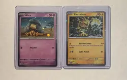 HD Cosmos Holo Abra 063/165 & Electabuzz 125/165 - Pokemon 151 Promo - Image 1