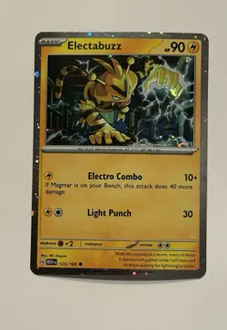 HD Cosmos Holo Abra 063/165 & Electabuzz 125/165 - Pokemon 151 Promo - Image 4