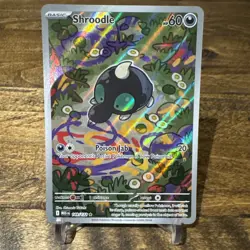 Pokemon TCG Shroodle 149/132 Illustration Rare - Mega Evolutions Set - NM - Image 1
