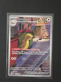 Pokemon TCG Gumshoos 153/132 Full Art Illustration Rare Holo Mega Evolution - Image 1