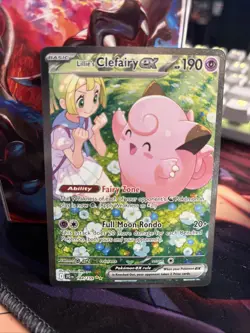 Pokemon TCG - Lillie's Clefairy EX 184/159 - Journey Together - Image 1