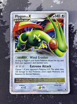 Flygon LV.X - 105/111 - Pokemon Rising Rivals Ultra Rare HP - Image 1