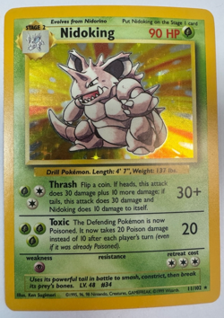 Pokemon TCG Nidoking Base Set 11/102 Holo 1999-2000 Wizards Base Set... - Image 1